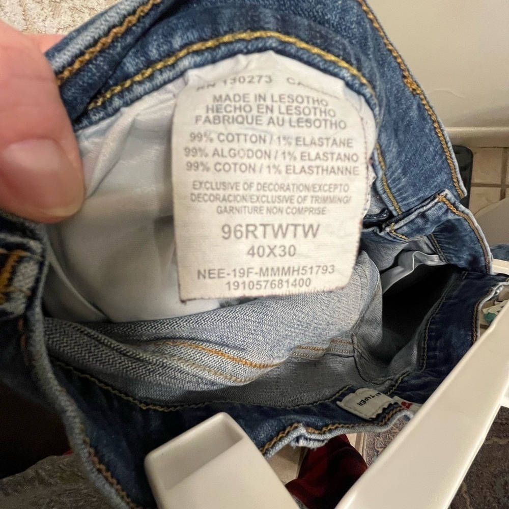 Men's Blue Jeans - Picture 3 of 3